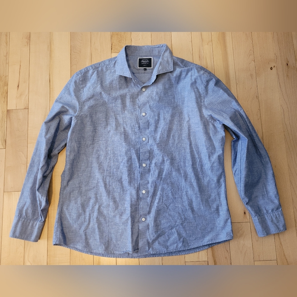 Charles Tyrwhitt men's size XXL slim fit button up shirt